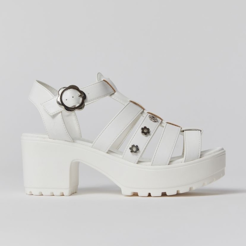 KOI desert paradise flower Platform Sandals